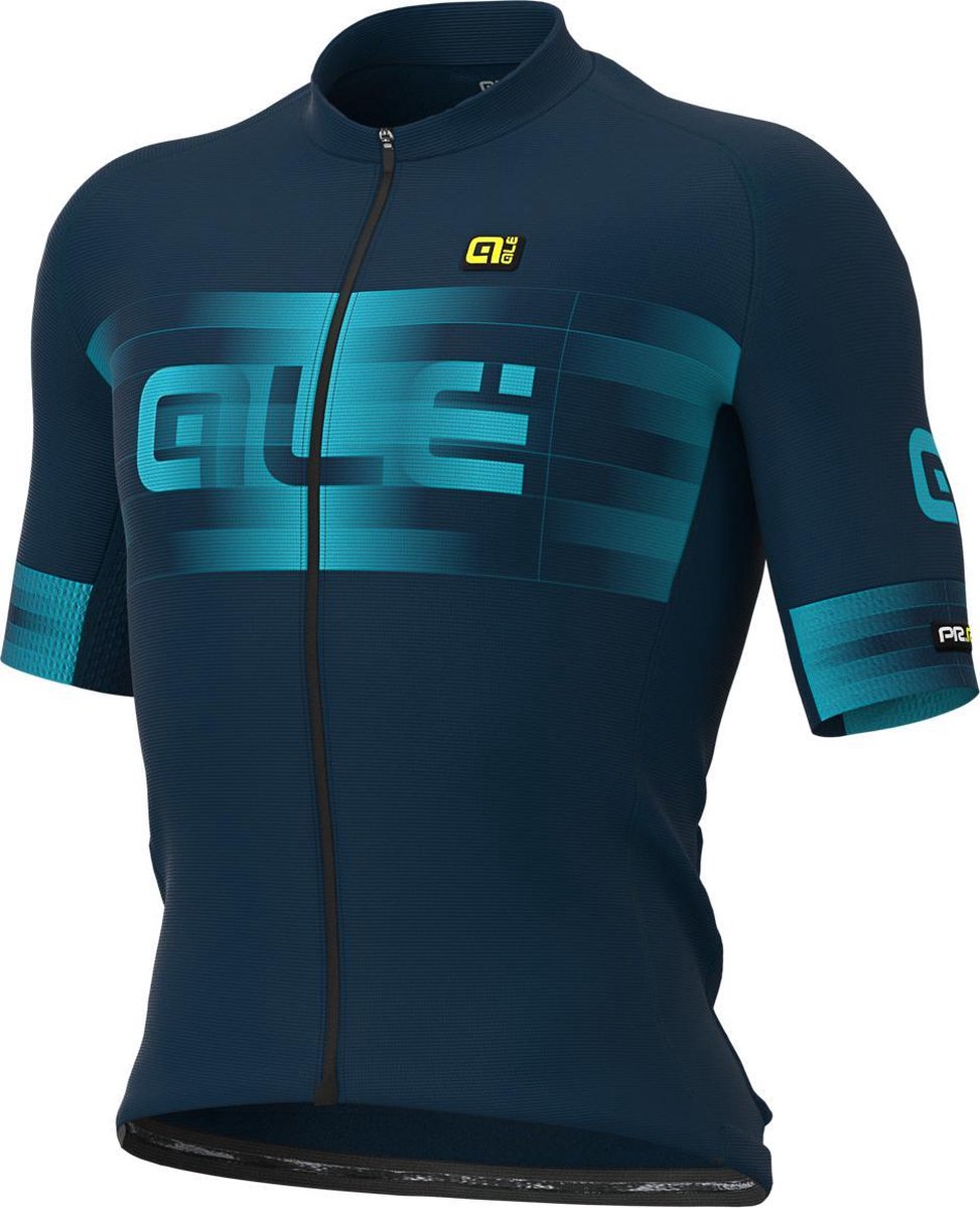 Ale SS Jersey Graphics PRR Scalata - Blauw - S - Valt klein