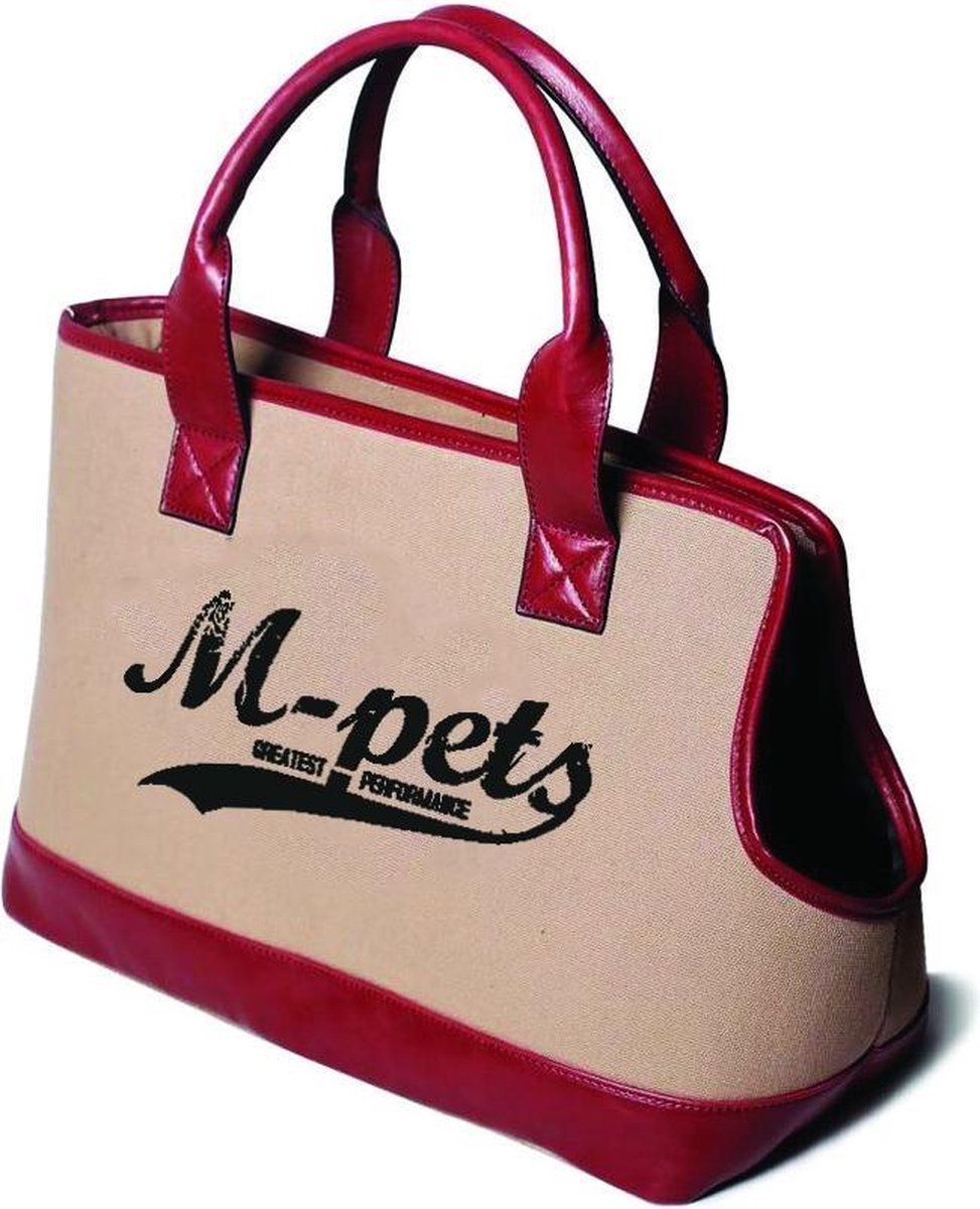 M-pets Draagtas Hond/tas 41 X 18 X 28 Cm Polyester Roze