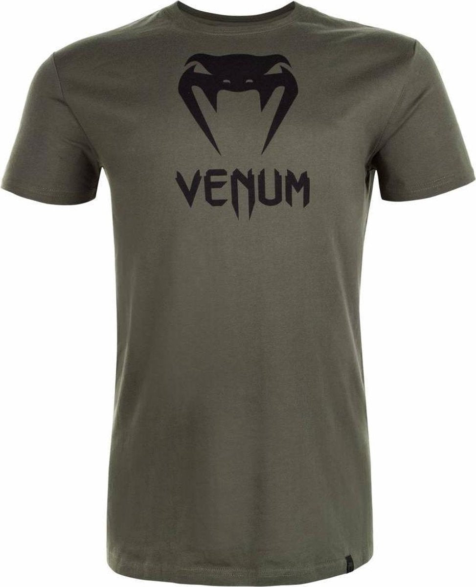 Venum Vechtsport Kleding Classic T Shirt Khaki maat L