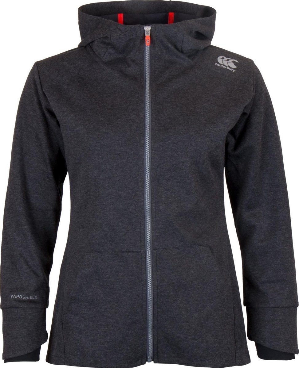 Canterbury Sportjas - Maat 34  - Vrouwen - Donkergrijs/Zwart