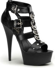 Delight-658 black matt - (EU 45 = US 14) - Pleaser