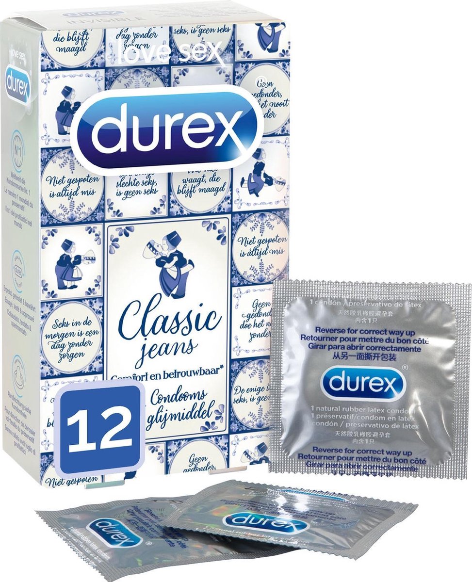 Durex Condooms Classic Jeans - 12 stuks