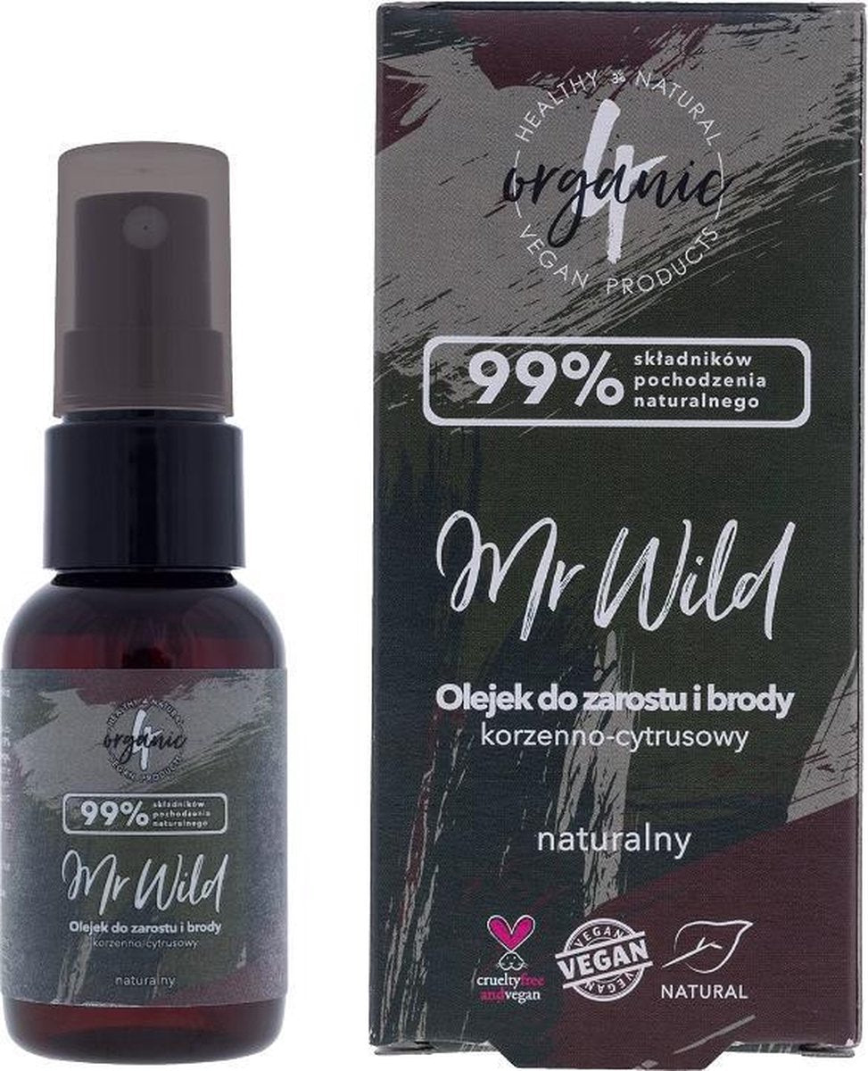 Mr Wild olejek do zarostu i brody korzenno-cytrusowy 30ml