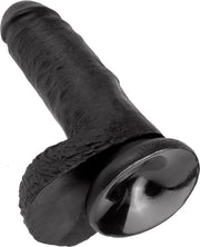 Pipedream King Cock realistische dildo 7 Inch Cock - With Balls zwart - 7