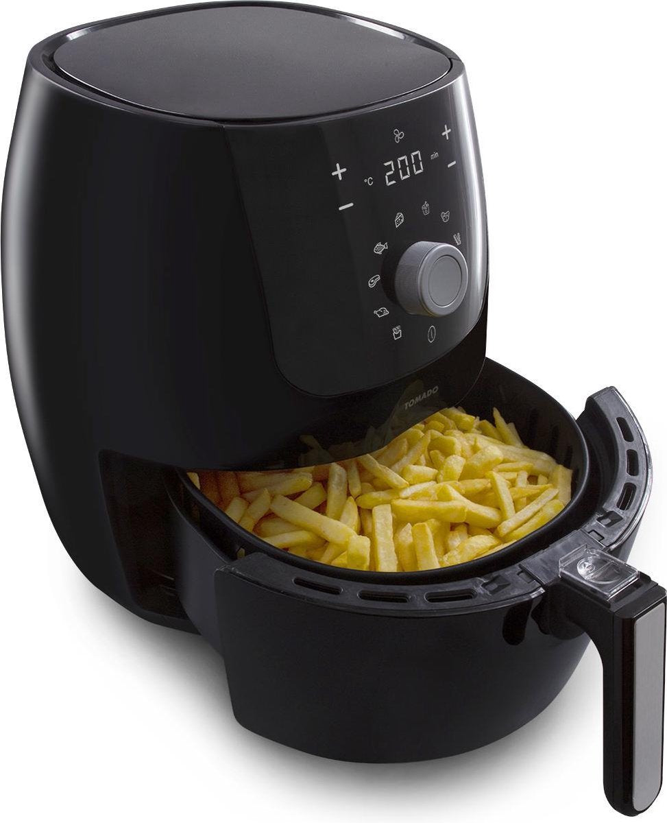 Tomado TAF5001B - Hetelucht Friteuse - 5 liter - Digitaal display - 1700 Watt - Zwart