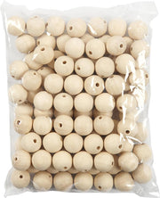 Wooden Bead. 25 mm. 4.5 mm. grass wood. 100 pc
