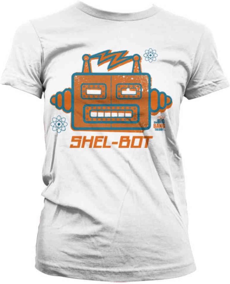 The Big Bang Theory Dames Tshirt -XL- Shel-Bot Wit