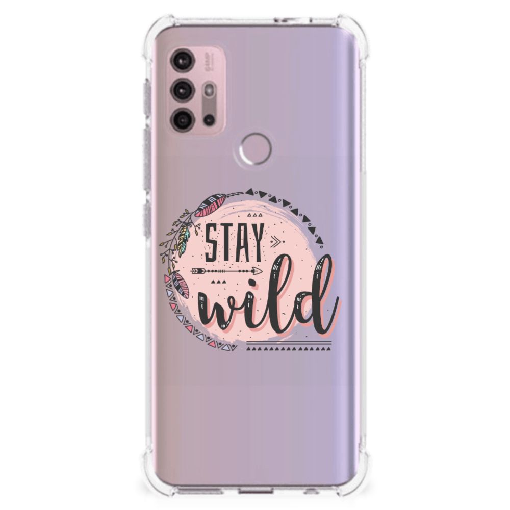 Motorola Moto G30 | G20 | G10 Stevig | Bumper Hoesje | Boho Stay Wild