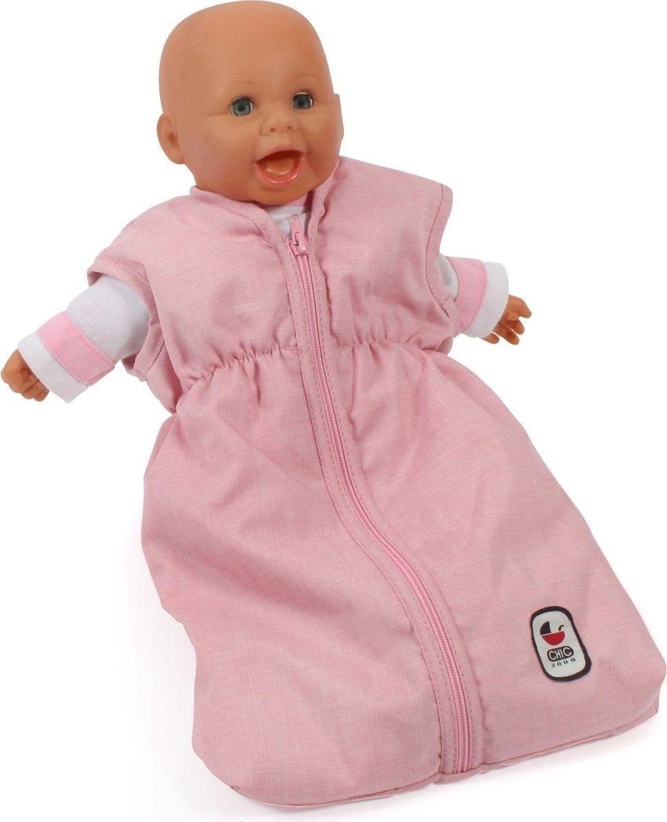 Bayer Chic poppenslaapzak slaapzak pop lichtroze roze