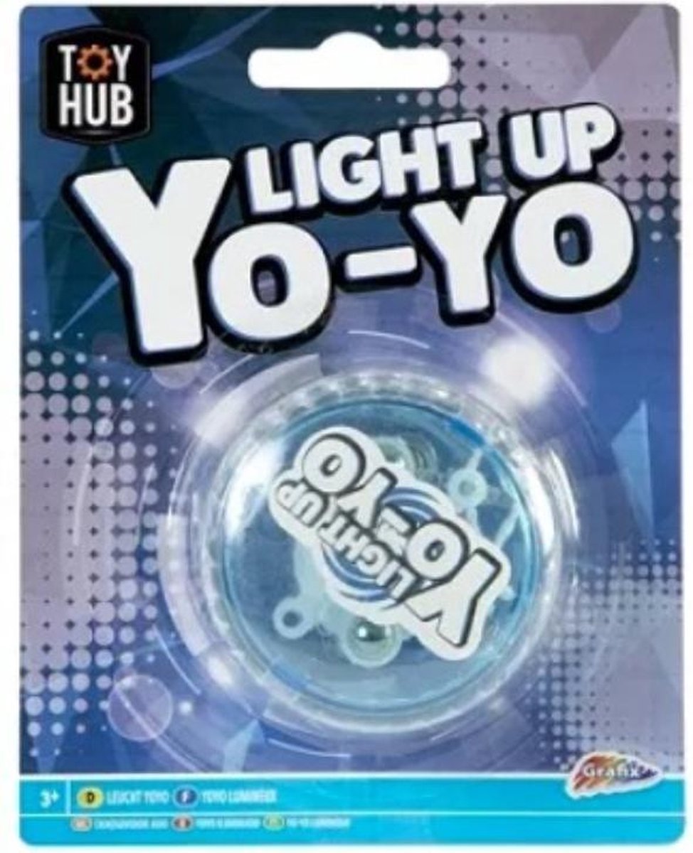 Lichtgevende Yo-yo (blauw)