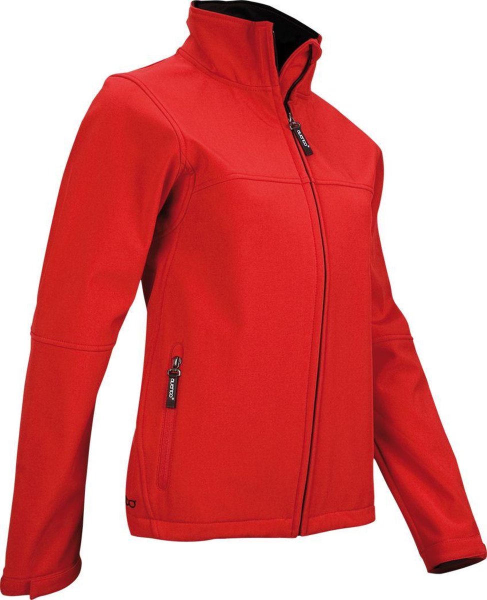 Avento Softshell Jack - Dames - Rood/Zwart - 36