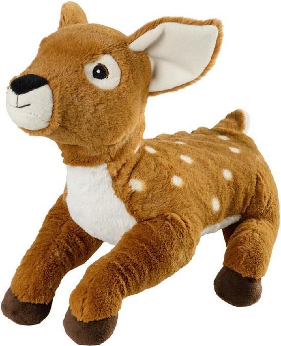 Warmteknuffel Hert 28 Cm Bruin