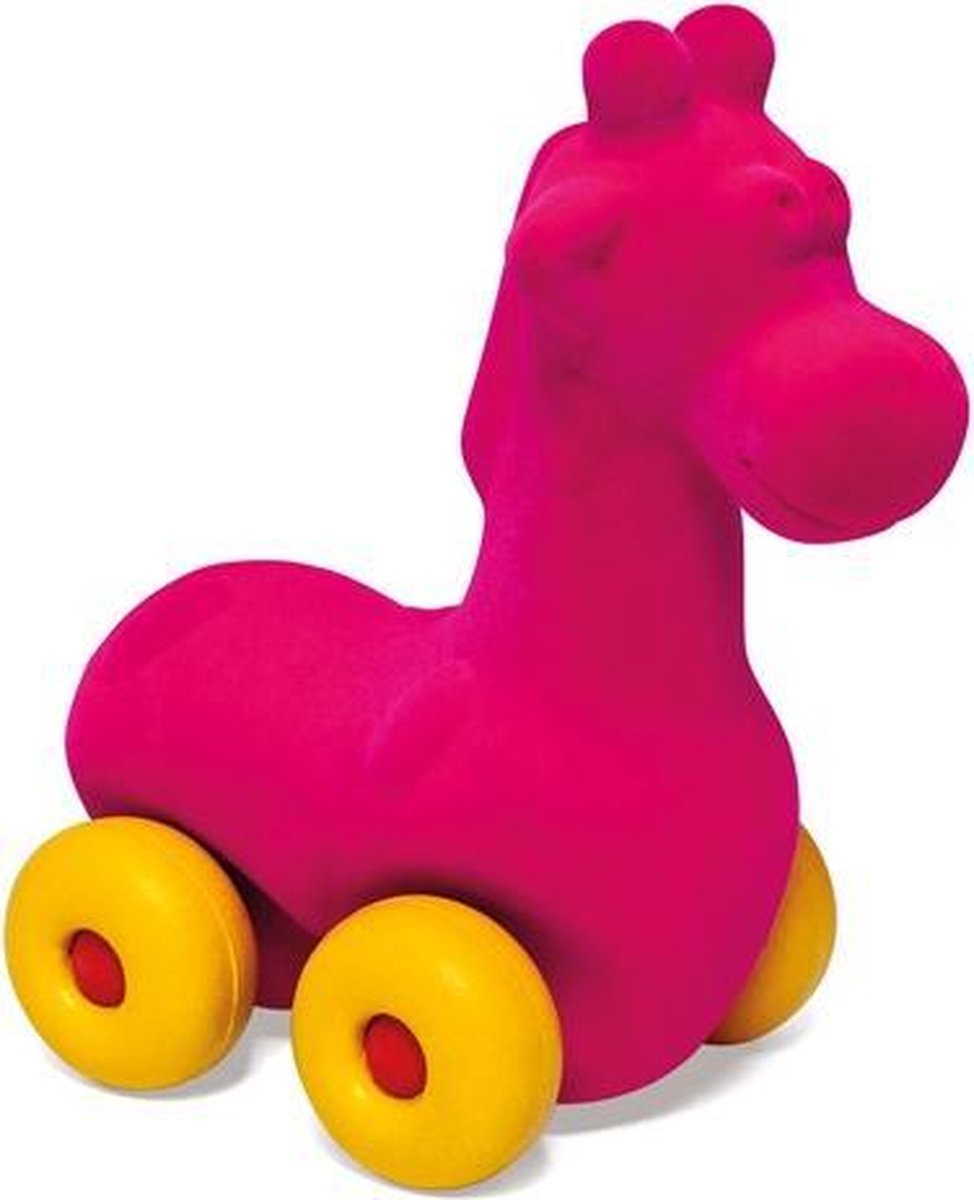 Rubbabu - Dier op wielen giraffe