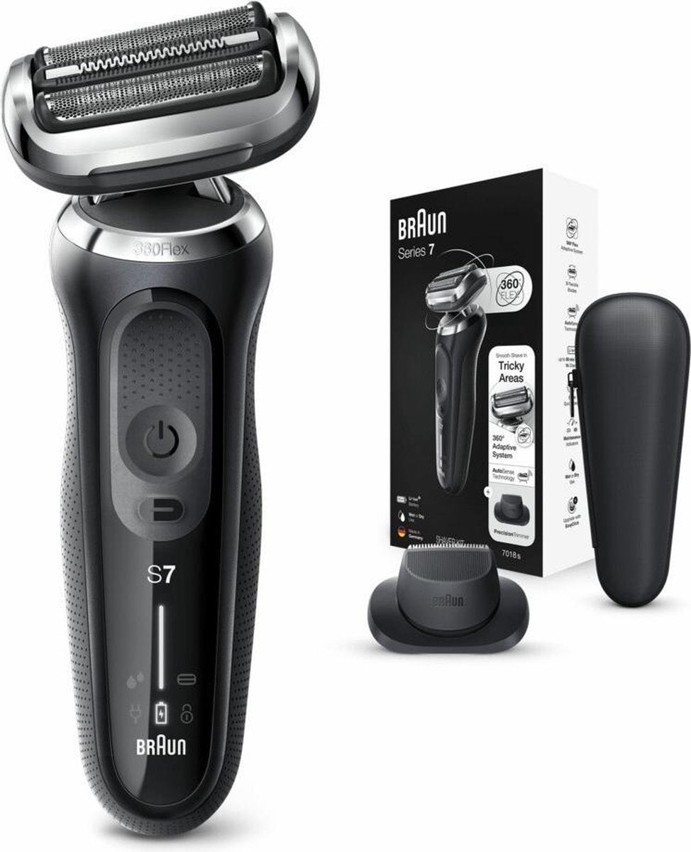 Braun Series 7 70-N1200s Zilver - Elektrisch Scheerapparaat Met Precisietrimmer