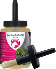 Massion Equi HempOne Hoof Oil Natural (met kwast)