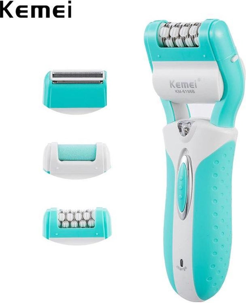 Kemei-KM-6198B- 3 in 1 Elektrische Epilator
