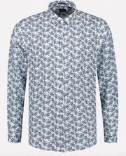 Dstrezzed Overhemd Regular Fit Print Wit (303304 - 100)