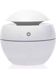 DHHM | Aroma diffuser | 130ml | Ultrasone humidifier | vernevelaar | bevochtiger | verdamper | Aroma therapie | Wit | Incl. 2x 10ml geurolie