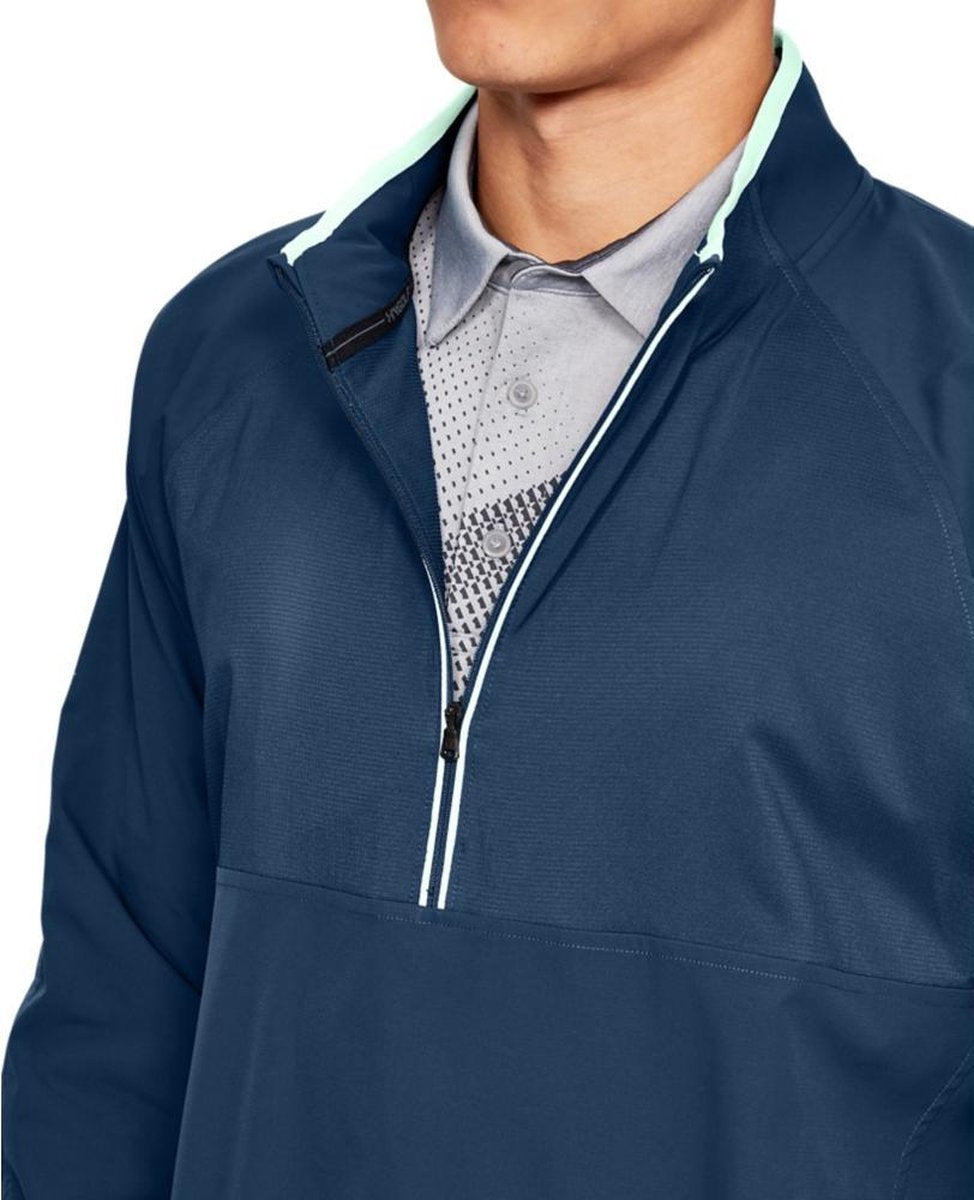 UA Storm Windstrike HZ - Petrol Blauw - Heren maat: S    heren > golf kleding > jassen
