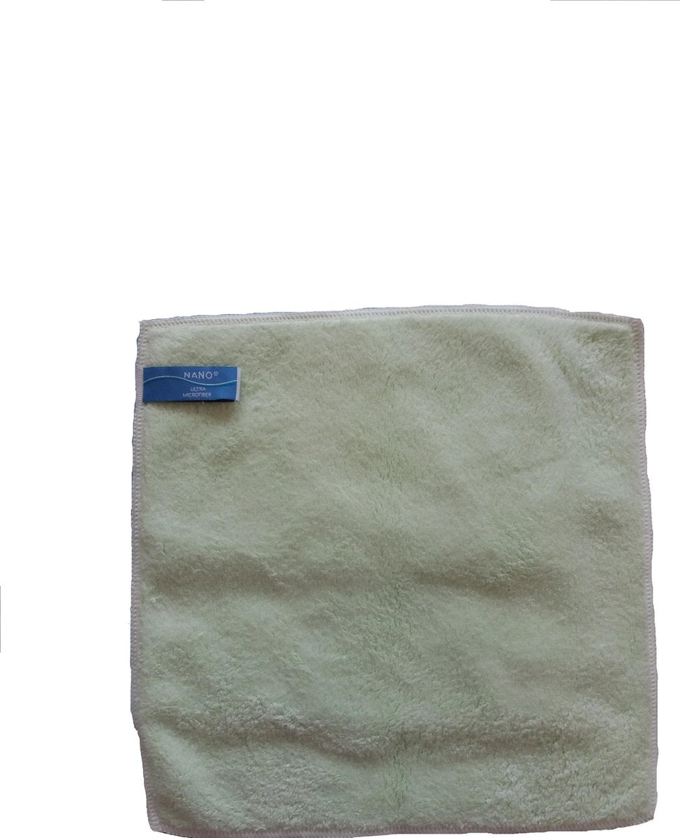 Nanodoek Groen 1x   met originele Nan-Label ( afm 30x30 )