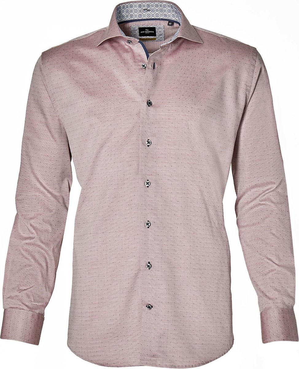 Jac Hensen Overhemd - Regular Fit - Rood - 52
