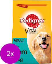 Pedigree Adult Lam - Hondenvoer - 2 x 3 kg