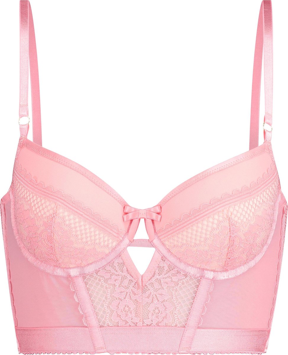 Hunkemöller Dames Voorgevormde longline beugel bh Malika - maat C80