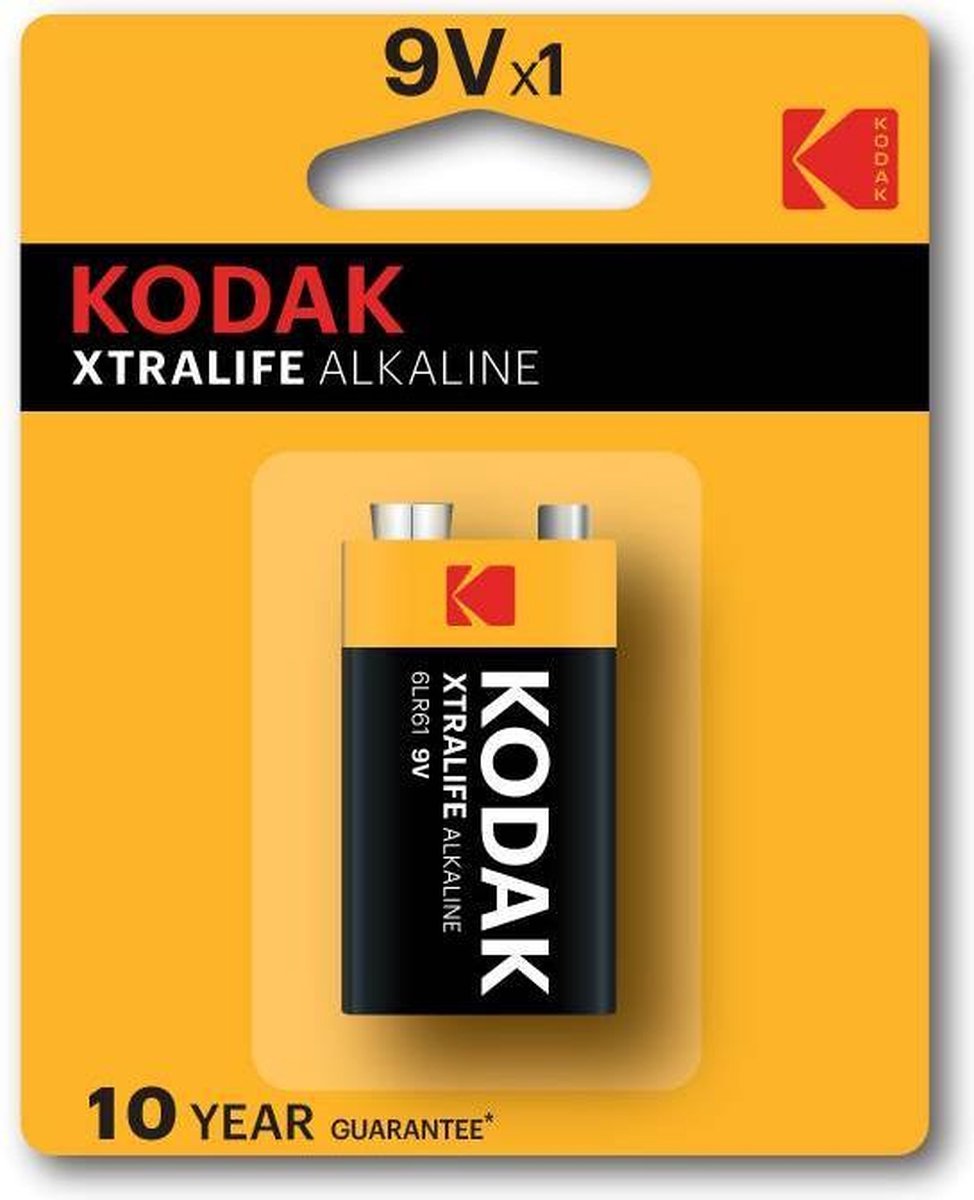 Kodak XTRALIFE alkaline 9V blister 1