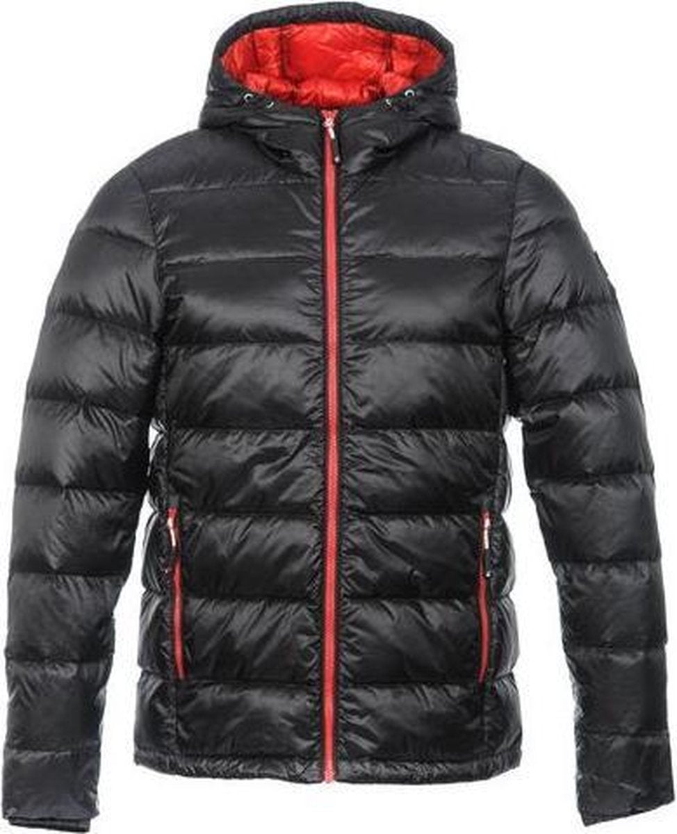 Alvivo Donsjas Nuuk Heren Nylon/dons Zwart/rood Maat 3xl