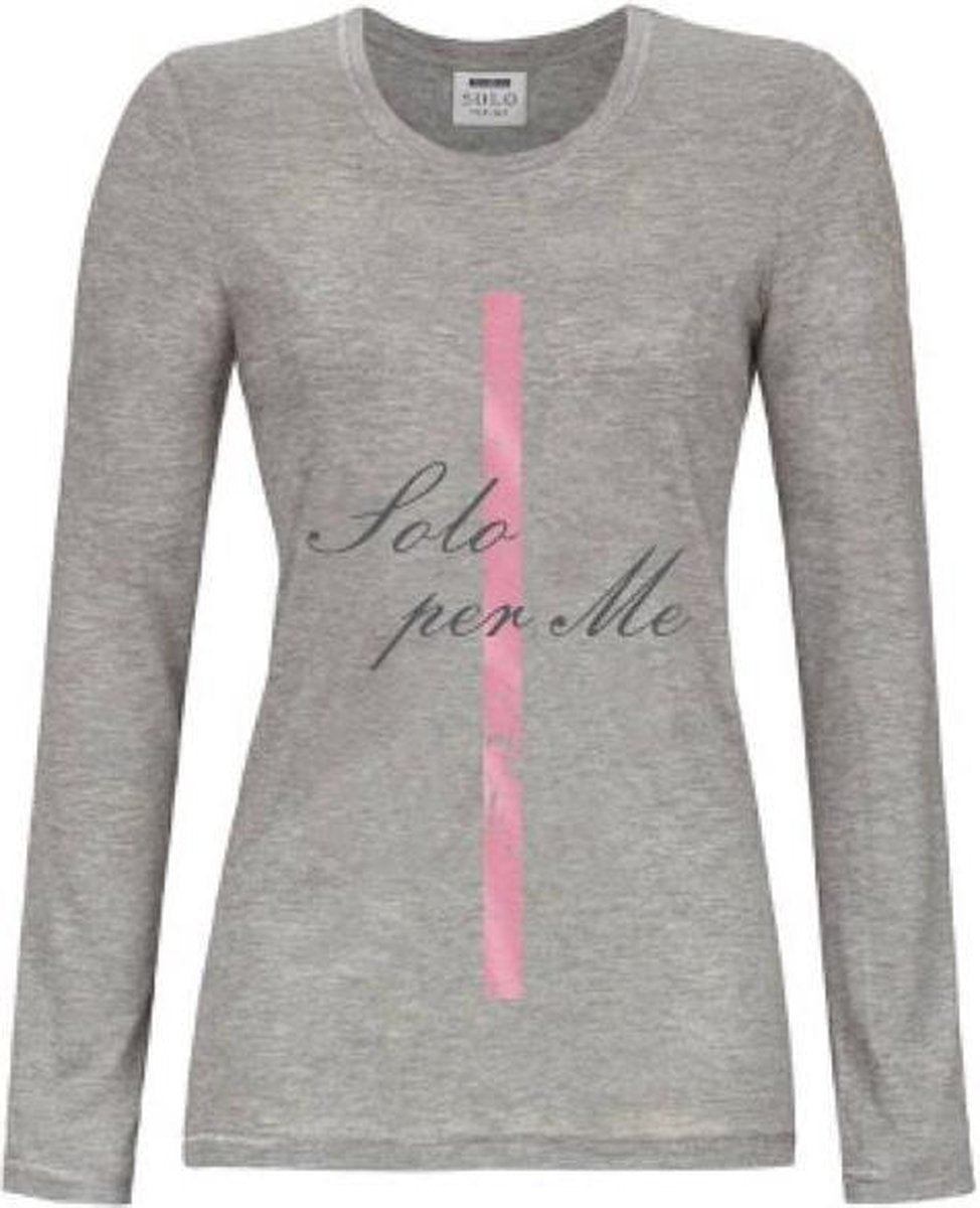 Ringella Solo Per-Me pyjama-Shirt 9538401A - grijs - 44