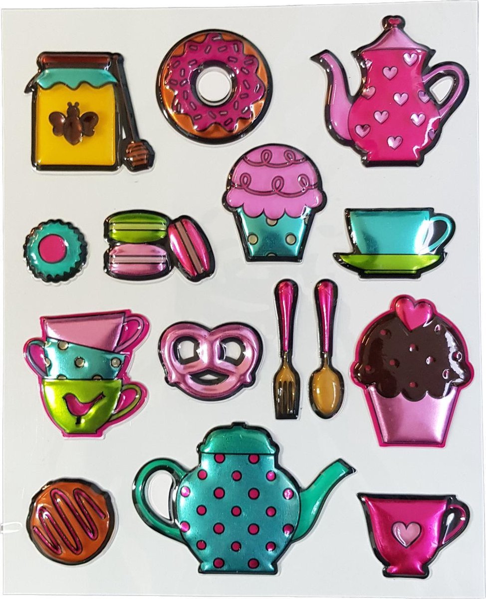 Stickers Puffy Picknick