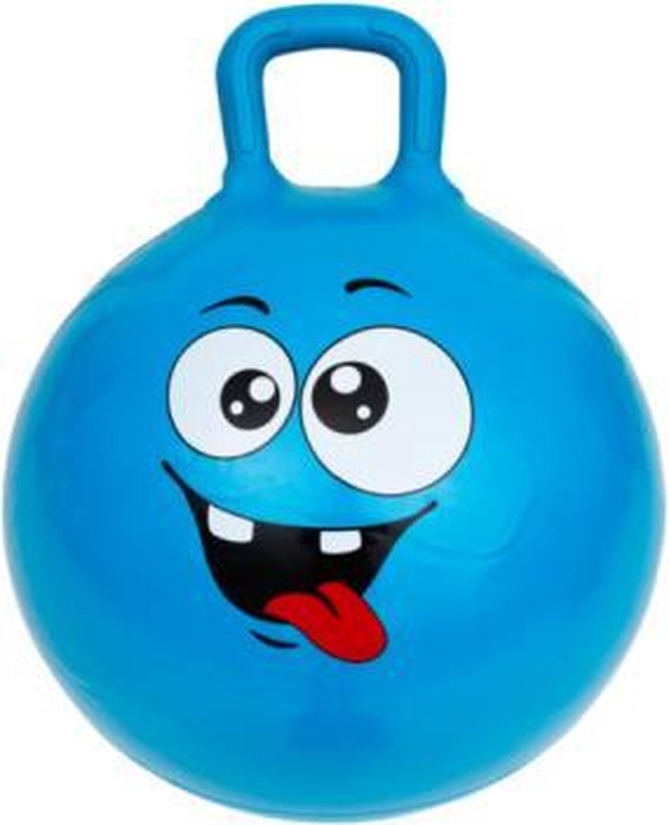 Skippybal - Speelgoed - Kinderen - 45 cm - BLAUW met Rheme Liniaal