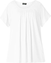 BASE LEVEL CURVY Yokia T-Shirt - White - maat 3(52)