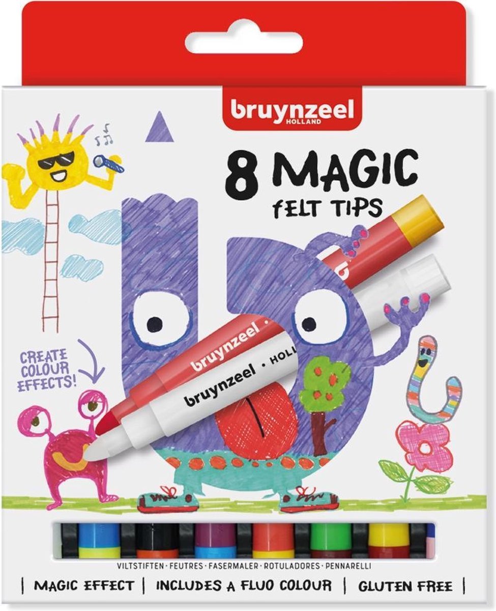 Bruynzeel Kids 8 magische stiften