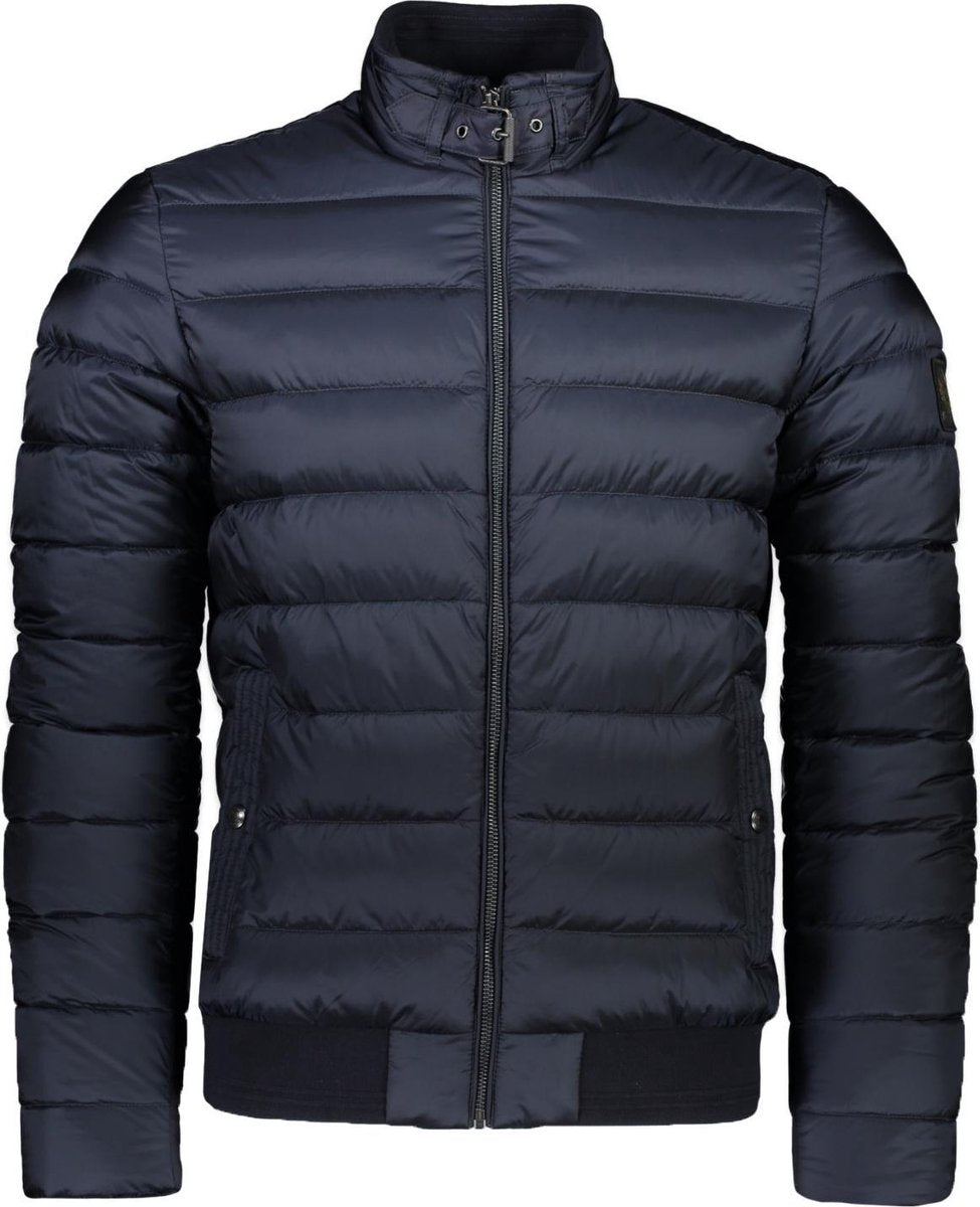 Belstaff Jas Blauw Normaal - Maat M  - Heren - Herfst/Winter Collectie - Polyamide