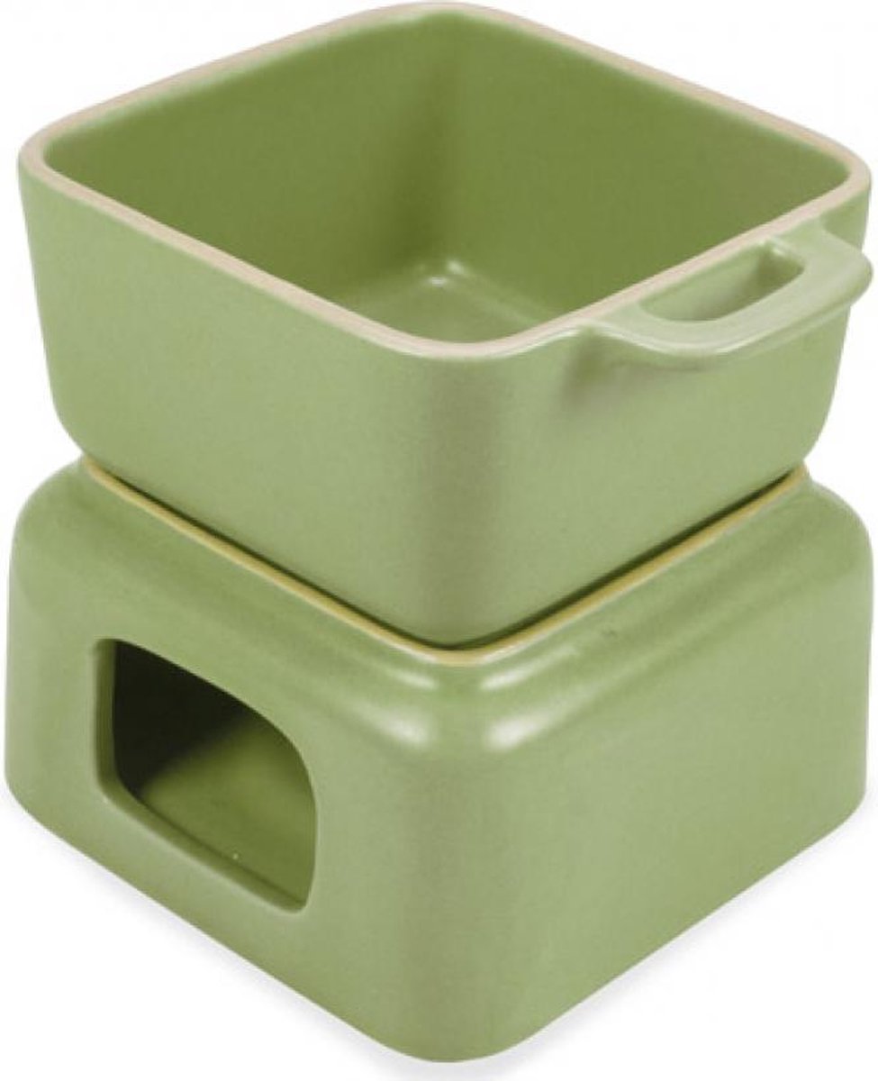 Gusta mini Fondue - Sauswarmer set Groen - Fondueset