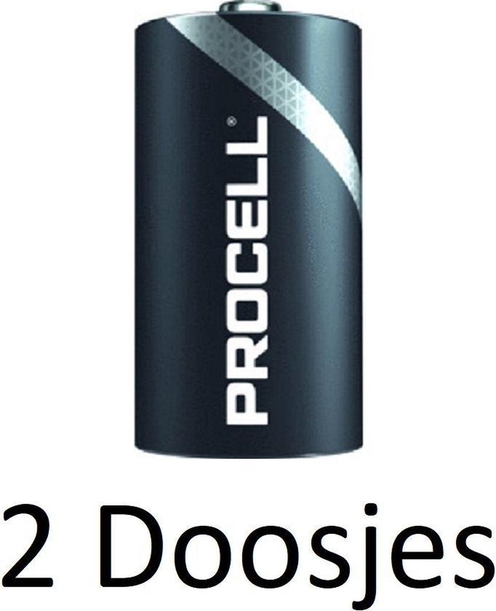 20 Stuks (2 Doosje a 10 st) Procell Alkaline D / LR20 -