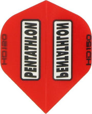 5 sets (15 stuks) Pentathlon flights HD 150 Red