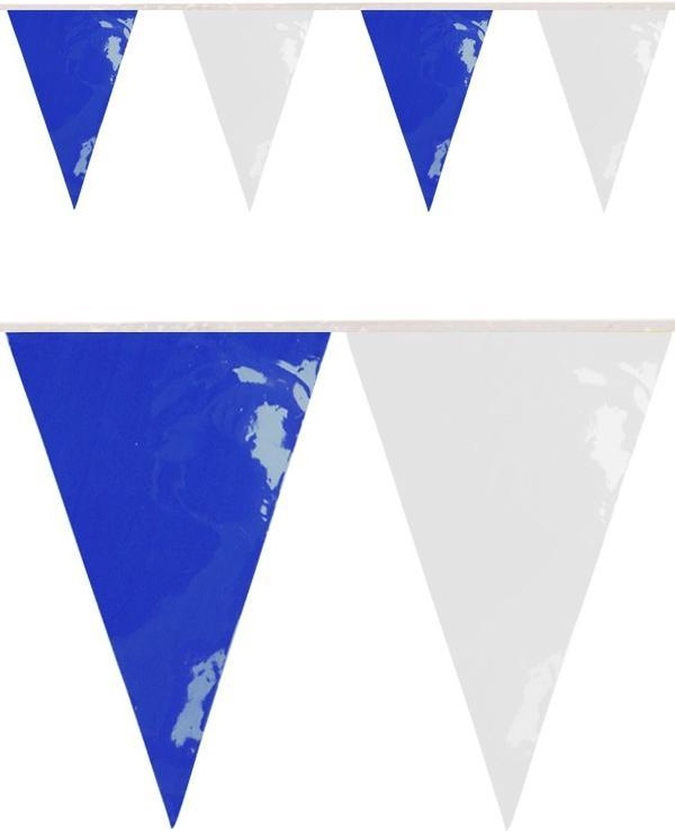 Vlaggenlijn Blauw/ Wit