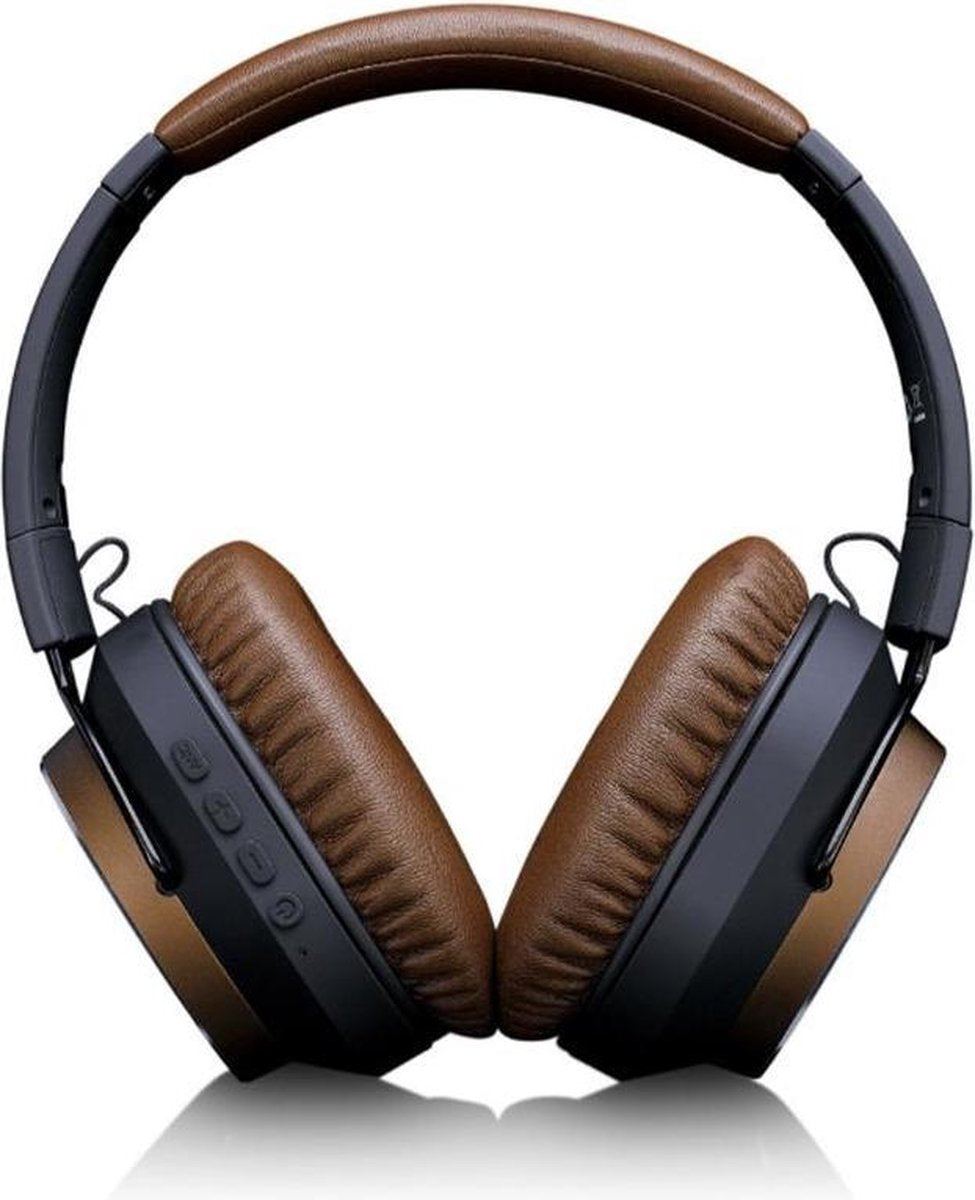 Lenco HPB-730 - Koptelefoon draadloze via bluetooth - Bruin