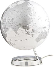 Globe Bright Chrome 30cm diameter kunststof voet engelstalig