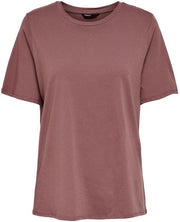 Onlonly Life S/s Top Jrs Noos 15172124 Rose Brown