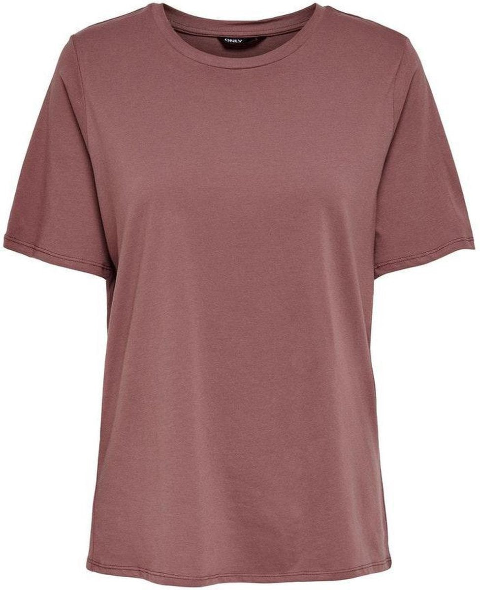 Onlonly Life S/s Top Jrs Noos 15172124 Rose Brown