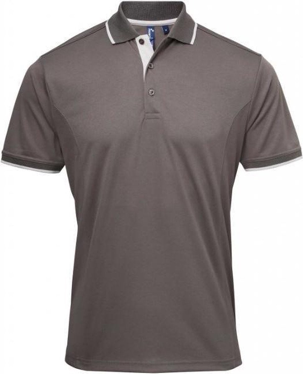 2 x Women's contrast Coolchecker® polo