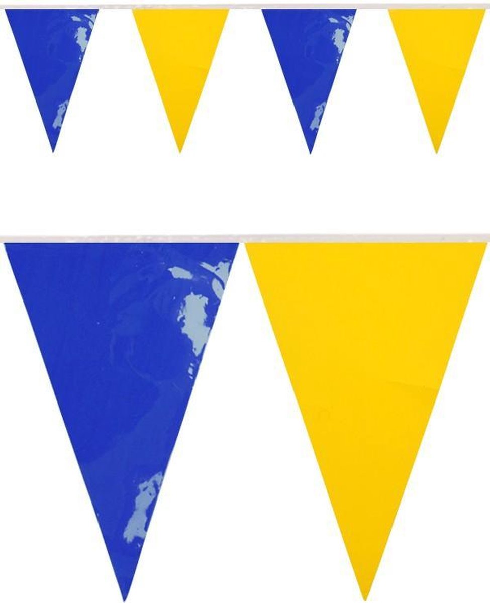 Vlaggenlijn Blauw / Geel