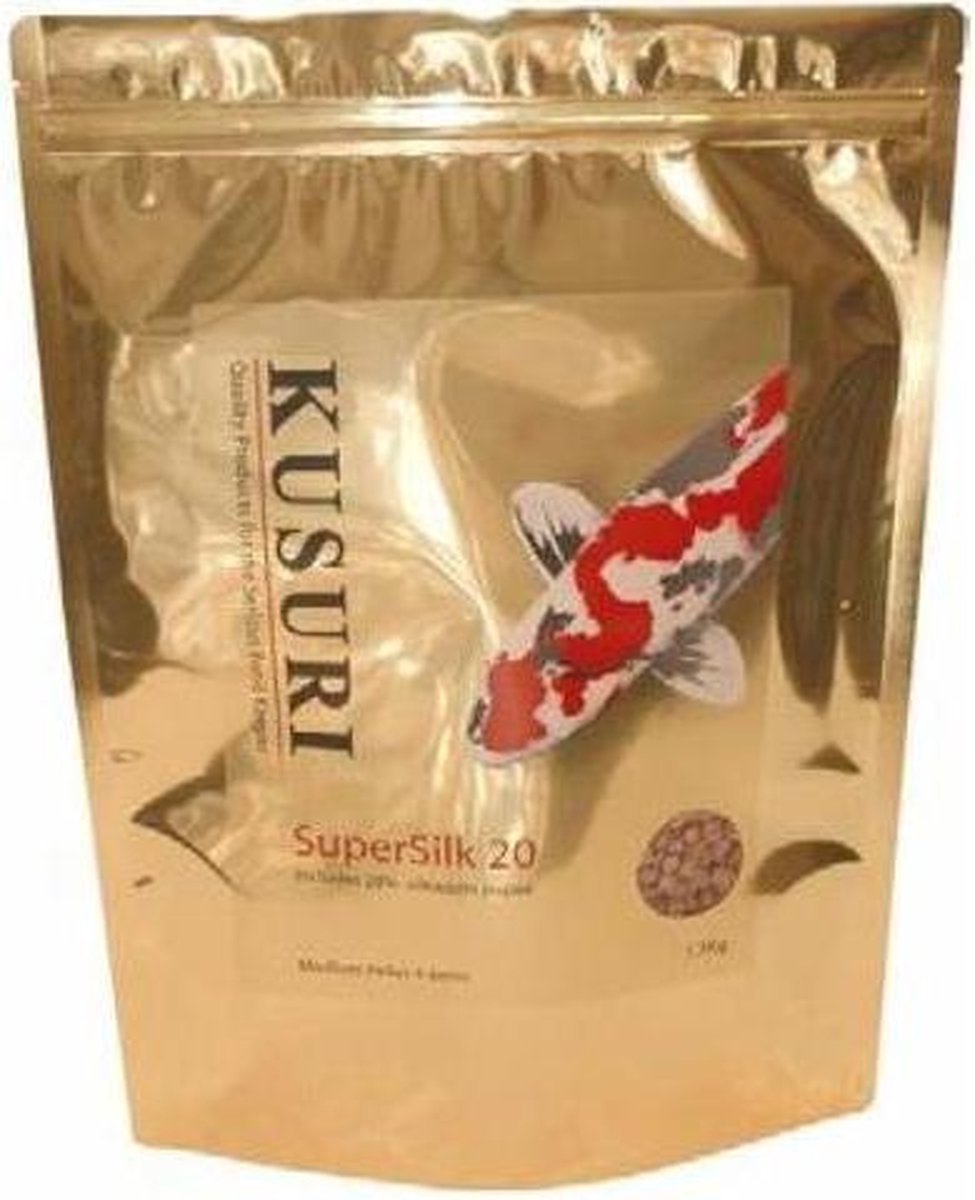 Kusuri drijvend voer Supersilk-20  4-5mm pellet 15kg