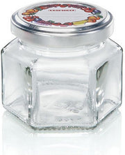 Leifheit 3209 Jampot Zeshoekig 106 ml Glas/Zilver