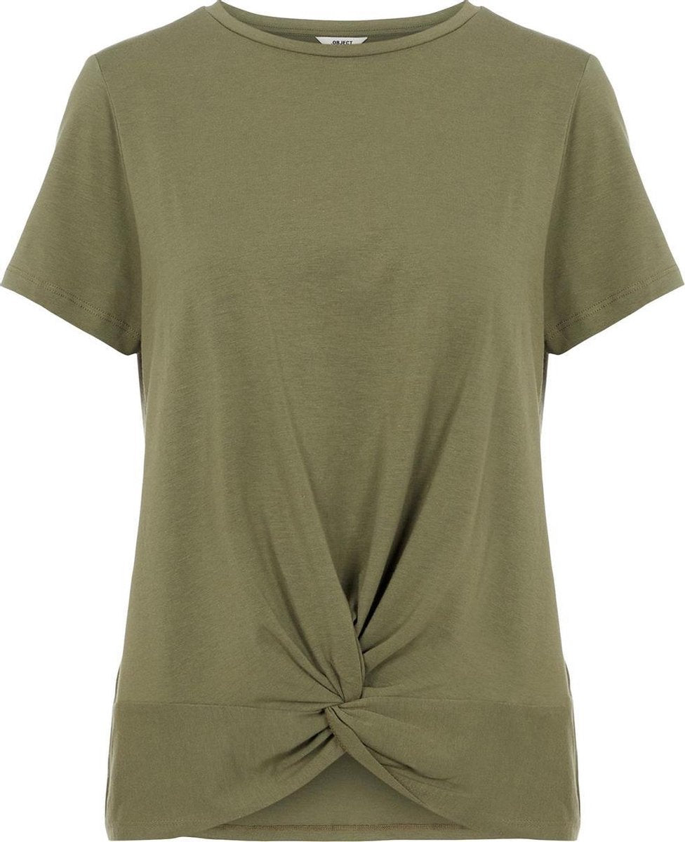 Objstephanie S/s Top Noos 23034453 Deep Lichen Green