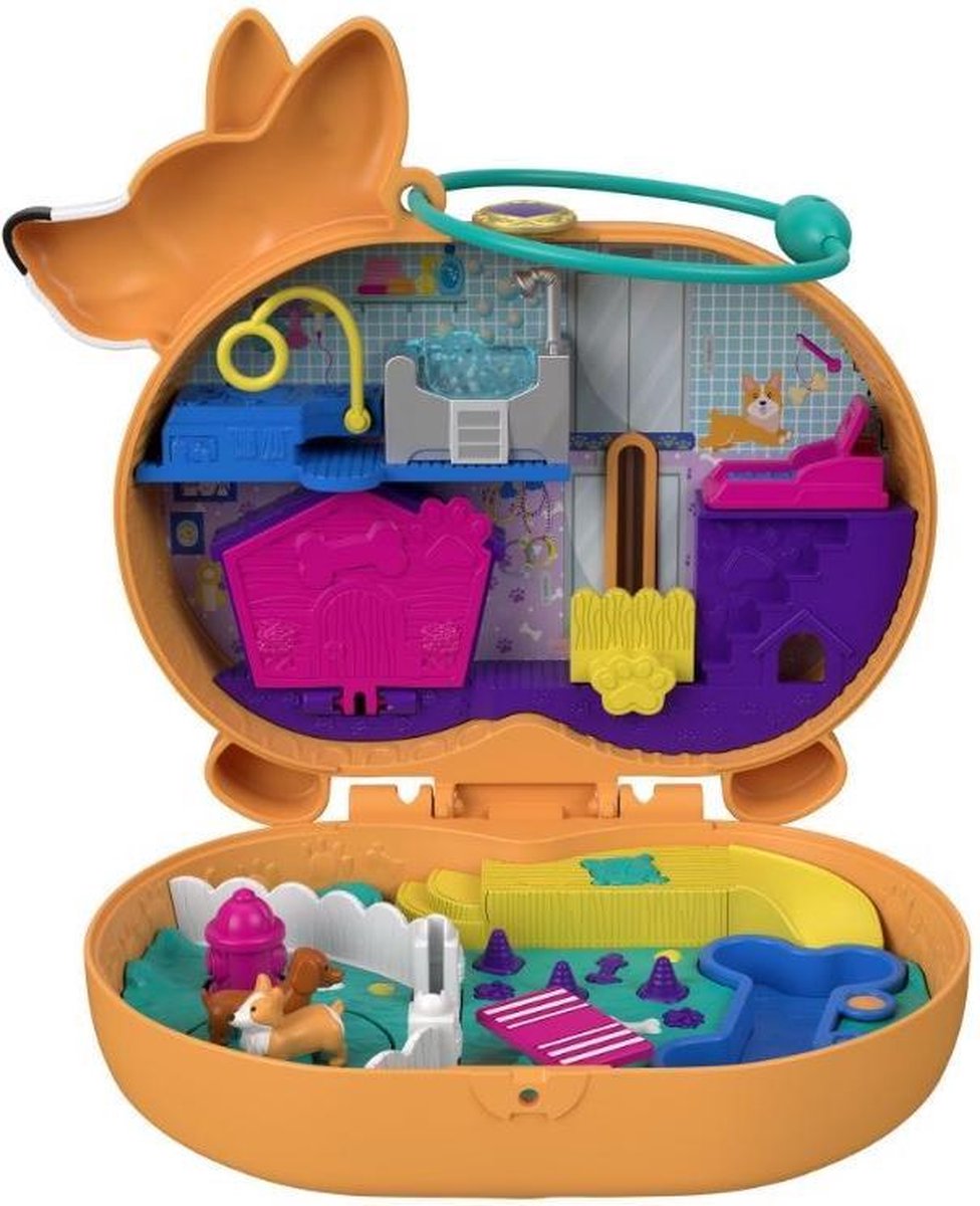 Mattel Speelset Polly Pocket Corgi Cuddle 12