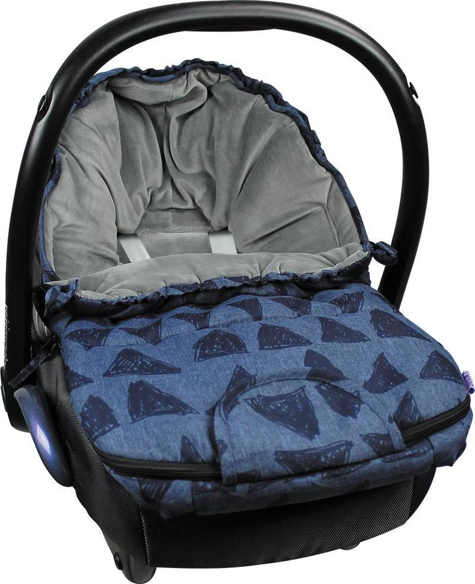 Dooky Voetenzak Small - Blue Tribal